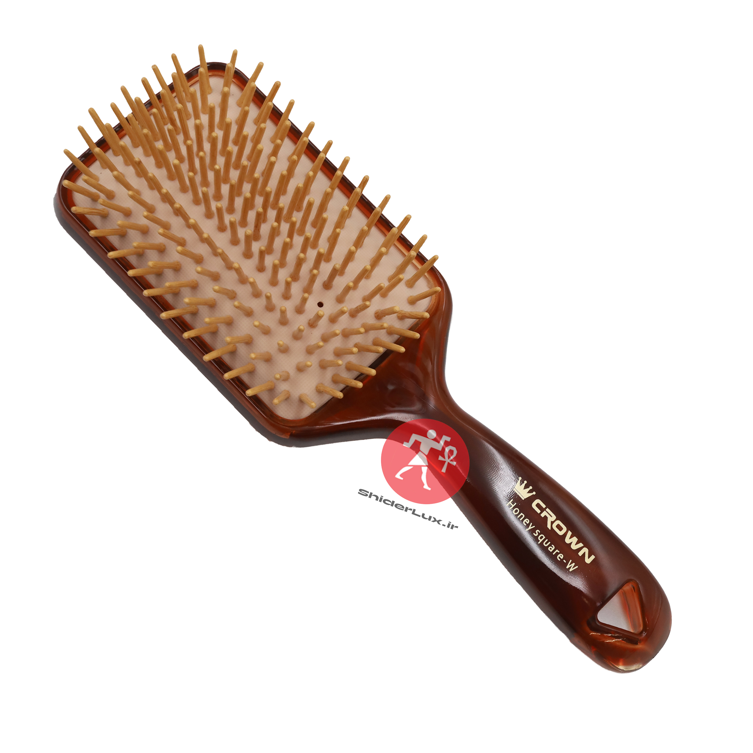 برس چوبی کراون مدل هانی اسکوار
